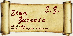 Elma Žujević vizit kartica